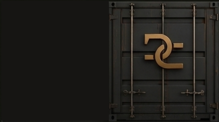 Porta de container com o monograma Design em Containers